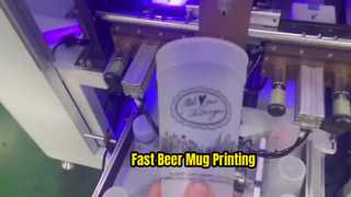 Automatic Beer Mug Screen Printer Fast & Efficient
